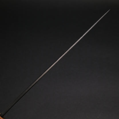 Ajikataya White #2 Nashiji Damascus Gyuto 210 Olive/ Resin Handle (#46)