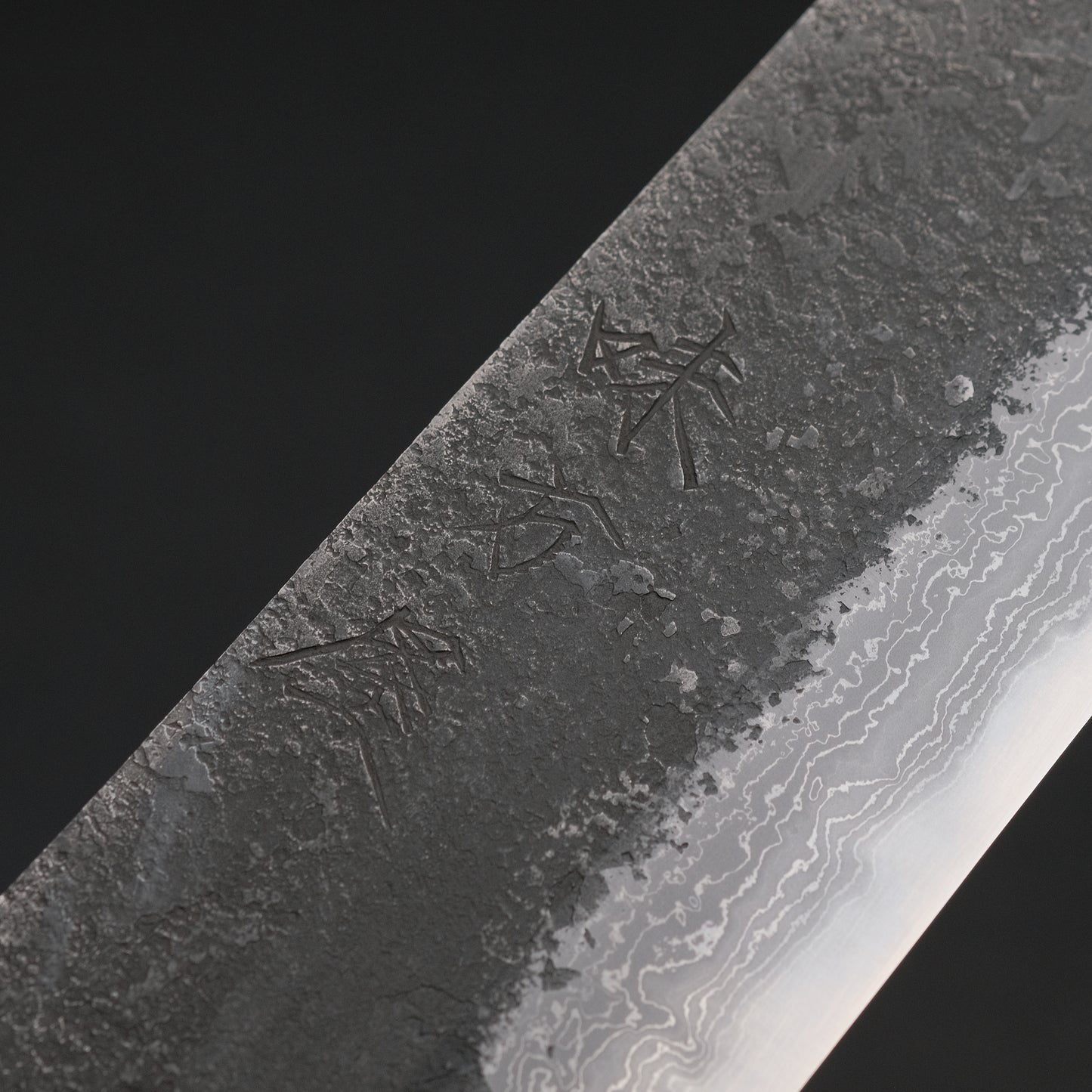 Ajikataya White #2 Nashiji Damascus Gyuto 240 Olive/ TQPRV Handle (#43)