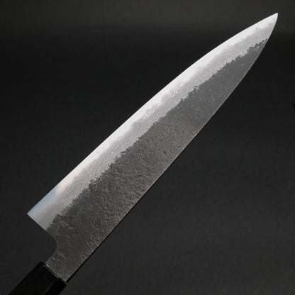 Ajikataya White #2 Nashiji Damascus Gyuto 240 Olive x Buffalo Horn Handle (#40)