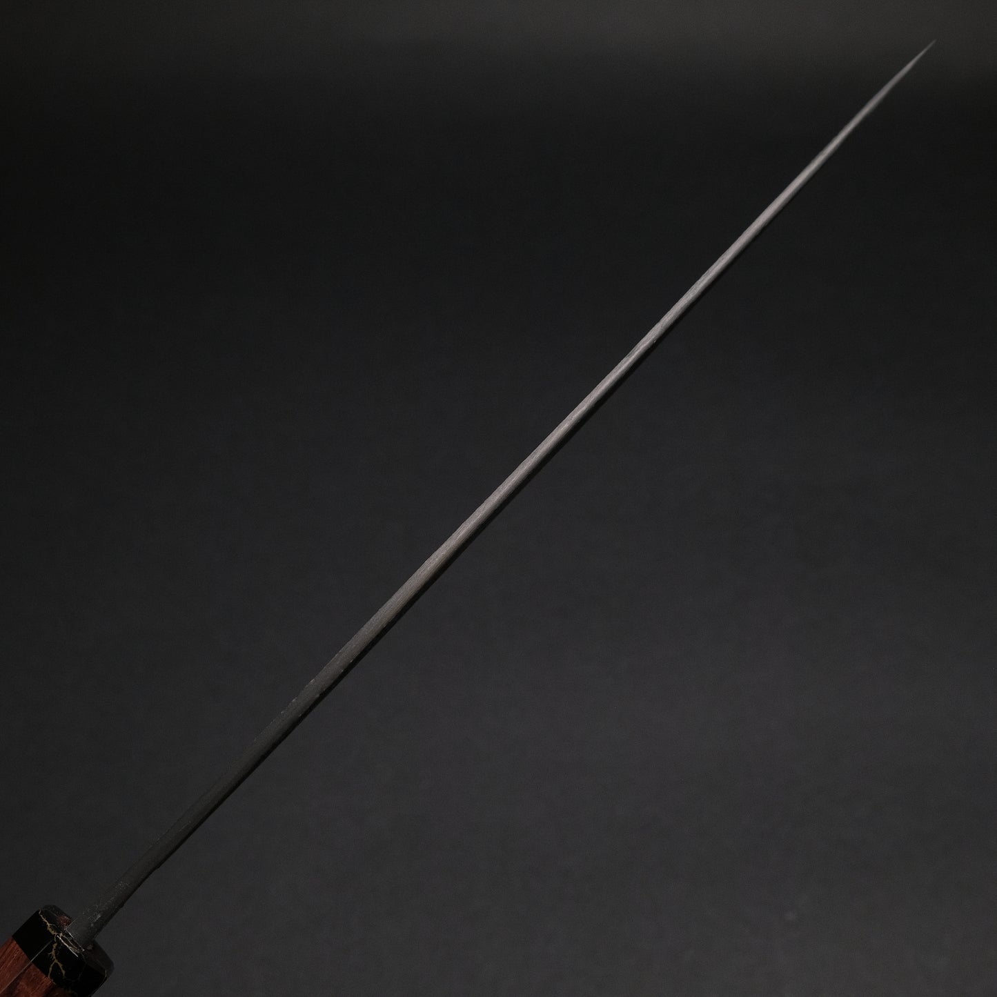 Ajikataya White #2 Nashiji Damascus Gyuto 240 Rosewood x TQP Handle (#42)