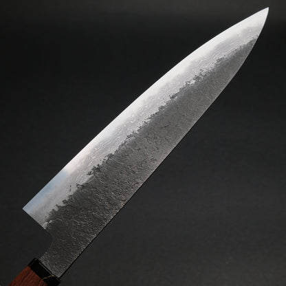 Ajikataya White #2 Nashiji Damascus Gyuto 240 Rosewood x TQP Handle (#42)