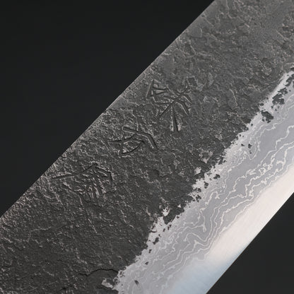 Ajikataya White #2 Nashiji Damascus Gyuto 240 Rosewood x TQP Handle (#42)