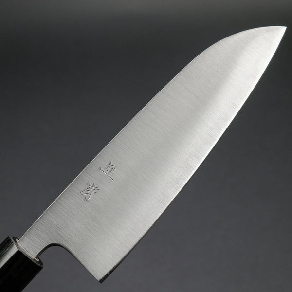 Akifusa Blue Super Santoku 165mm Rosewood Handle