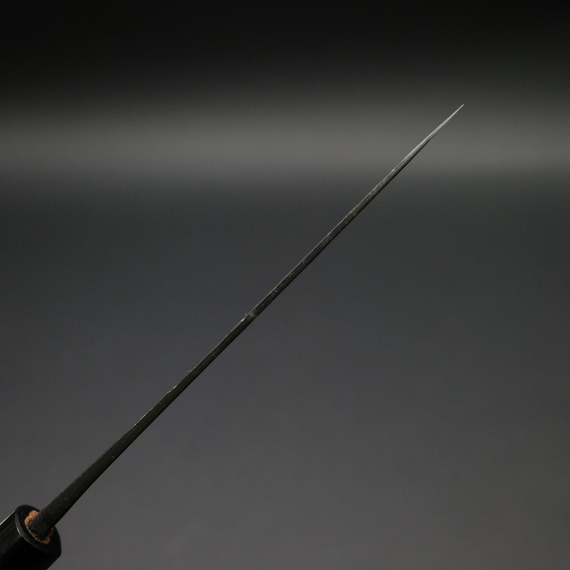 Akifusa Blue Super Steel Kurouchi Petty 135mm Ebony Handle