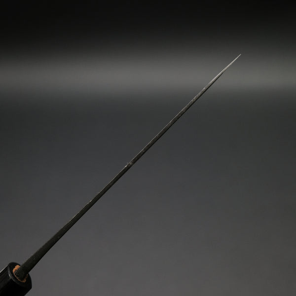 Akifusa Blue Super Steel Kurouchi Petty 135mm Ebony Handle