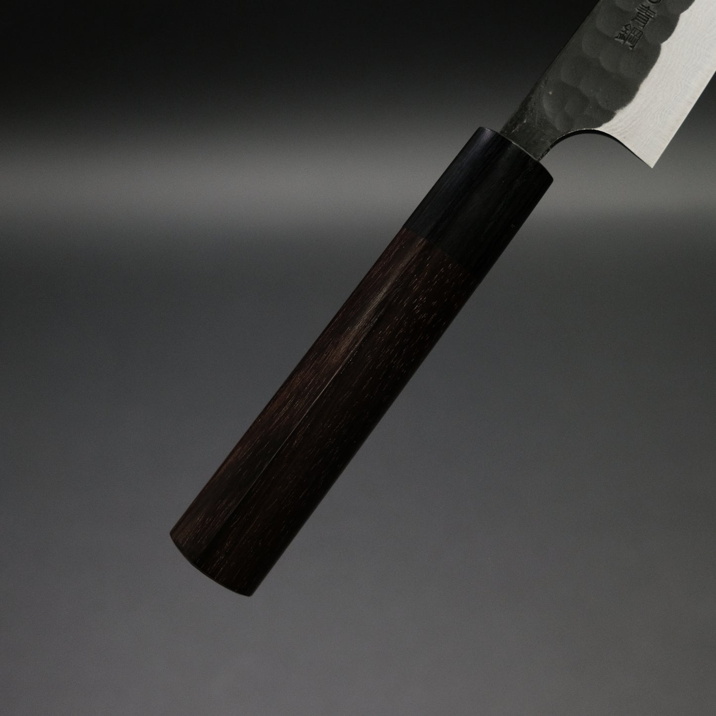 Akifusa Blue Super Steel Kurouchi Petty 135mm Ebony Handle