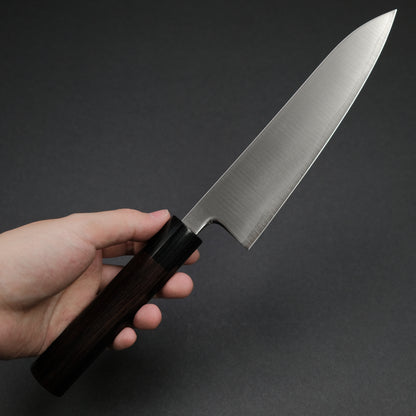 Akifusa Powder Metal Steel Gyuto 180mm Rosewood Handle