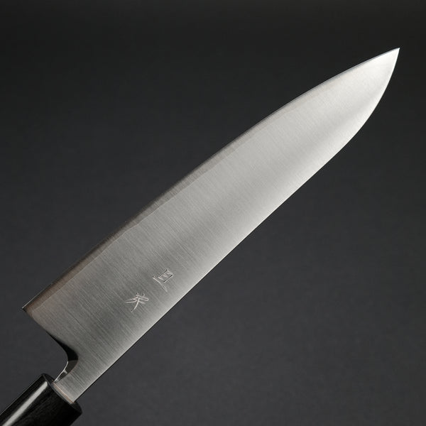 Akifusa Powder Metal Steel Gyuto 210mm Ebony Handle