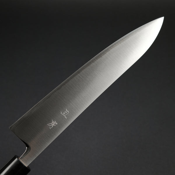 Akifusa Powder Metal Steel Gyuto 240mm Ebony Handle
