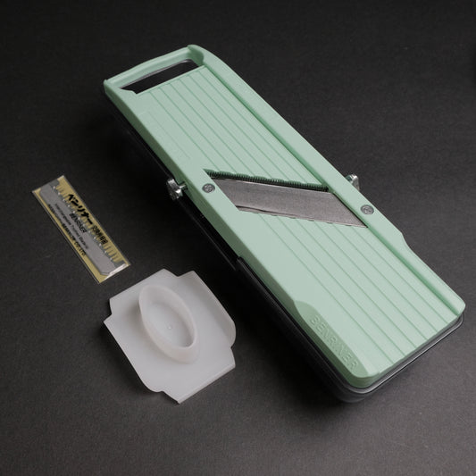 Benriner Mandolin Slicer 64mm with Catch Tray (Green)