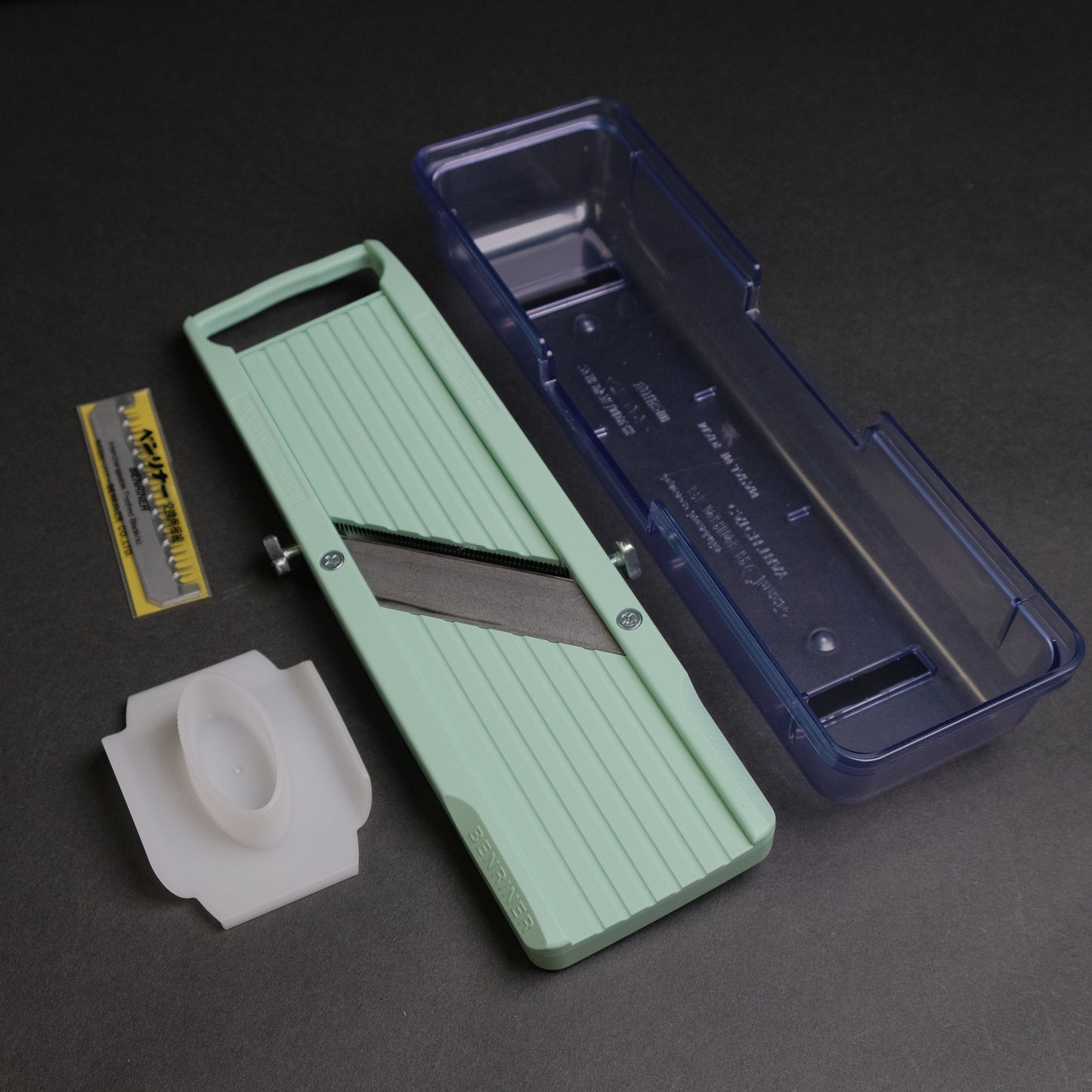 Benriner Mandolin Slicer 64mm with Catch Tray (Green)