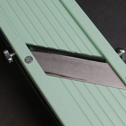 Benriner Mandolin Slicer 64mm with Catch Tray (Green)