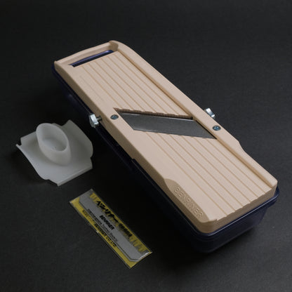 Benriner Mandolin Slicer 64mm with Catch Tray (Ivory)