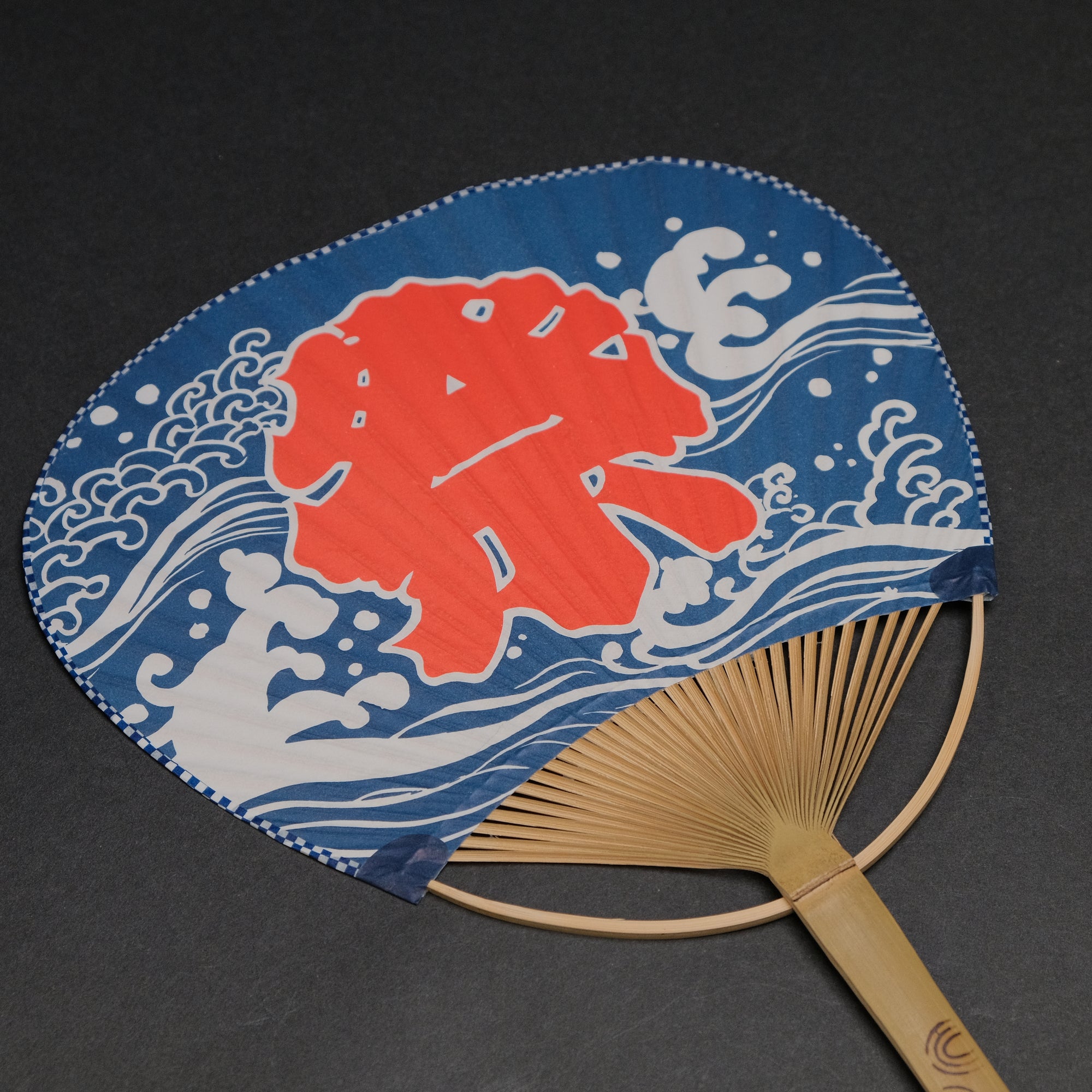 Komon Shibu Uchiwa (Paper Fan)