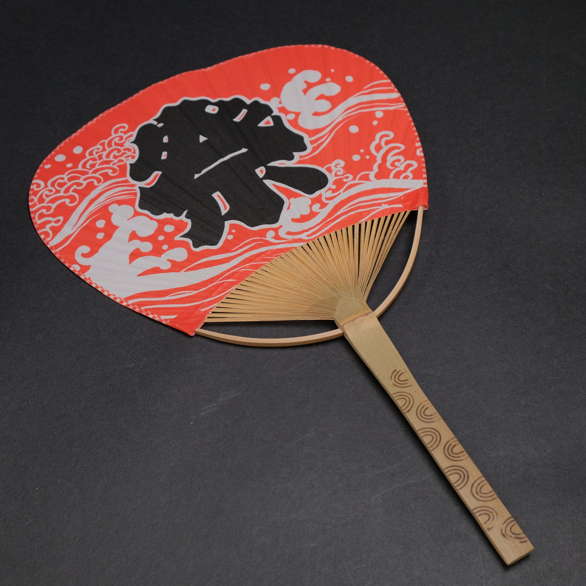 Komon Shibu Uchiwa (Paper Fan)