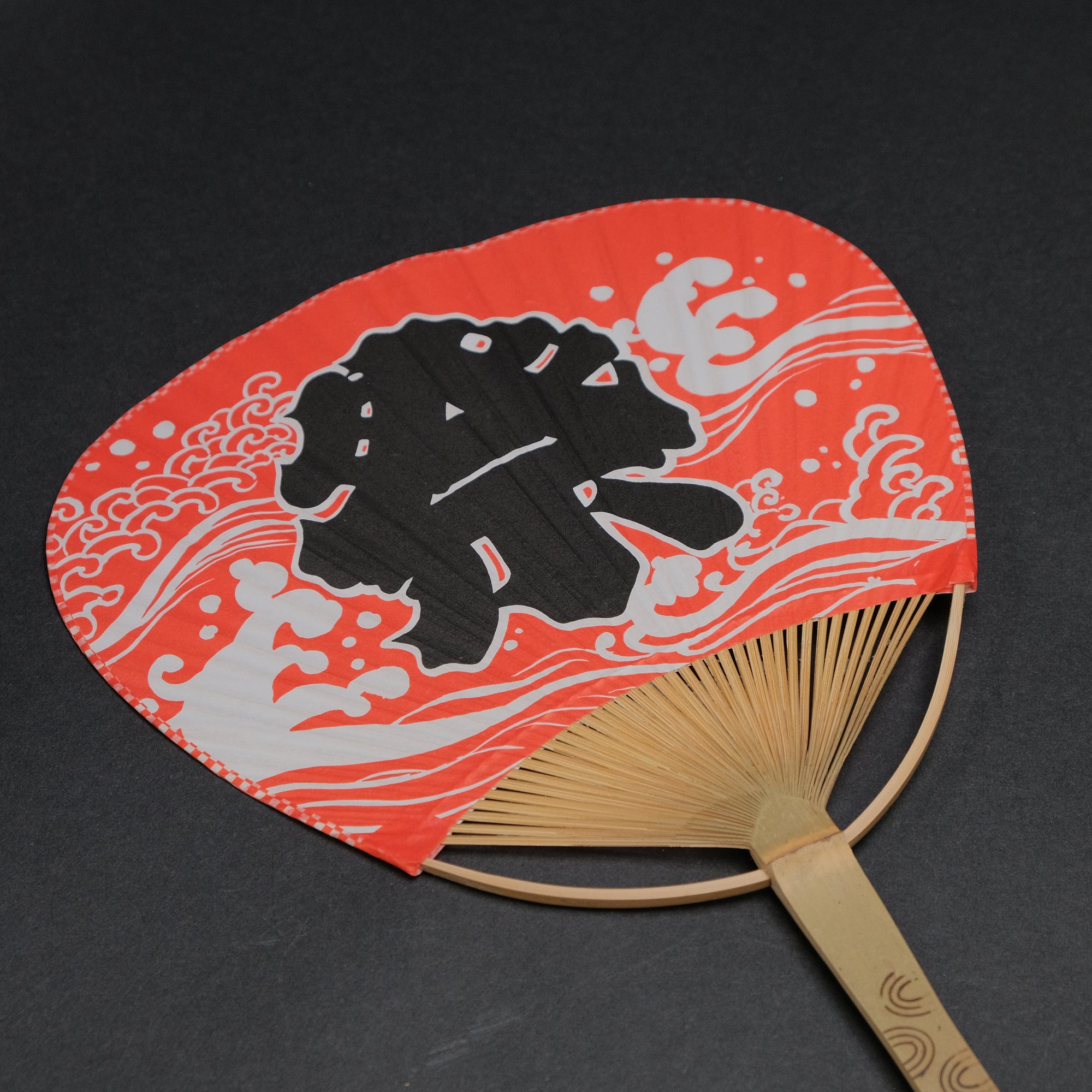 Komon Shibu Uchiwa (Paper Fan)