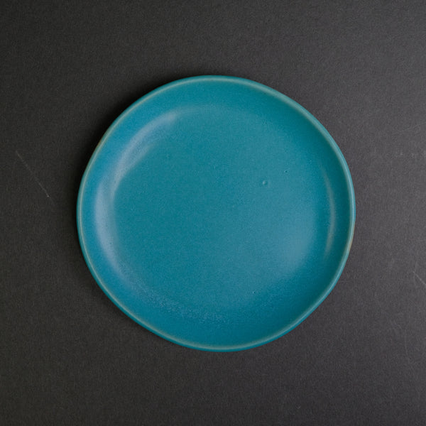 Komon Kasama Ware Rikizo Blue Plate