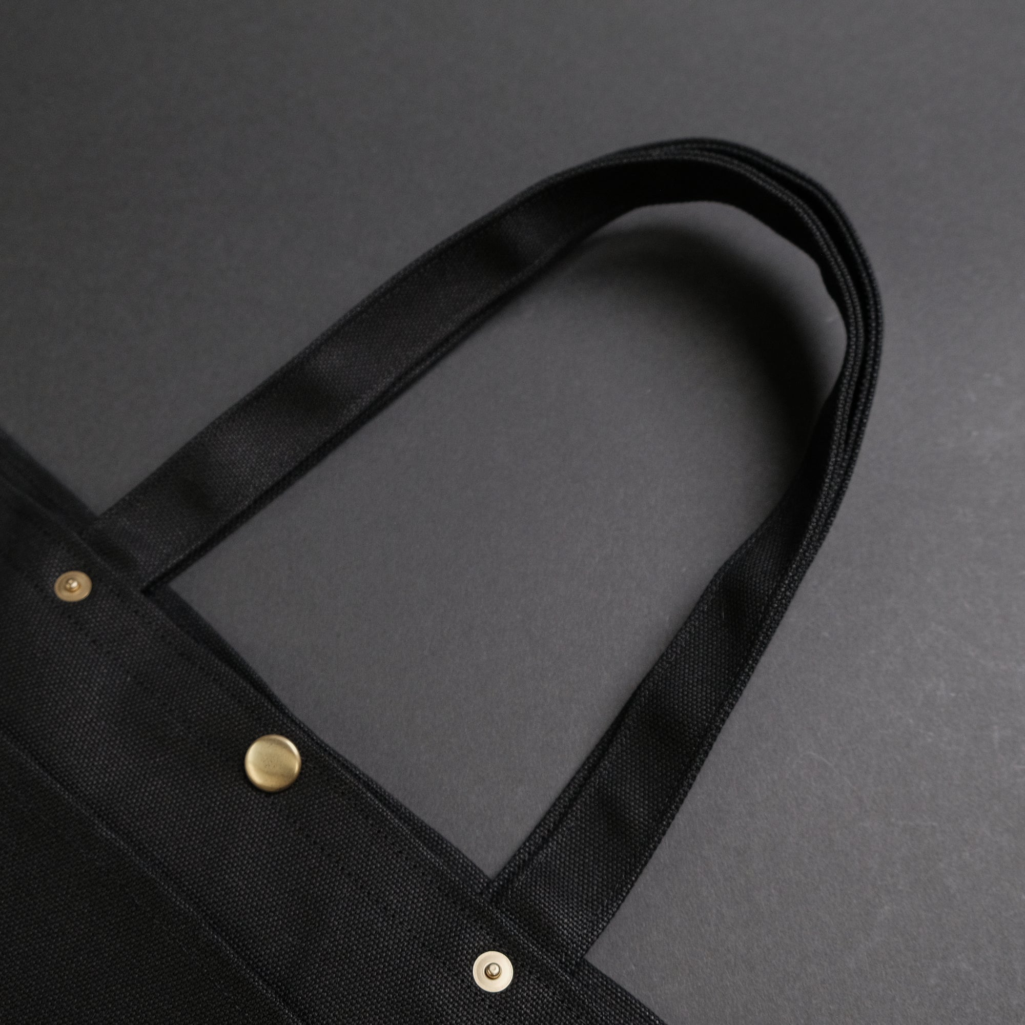 HI-CONDITION Hanpu Canvas Long Tote Bag Black
