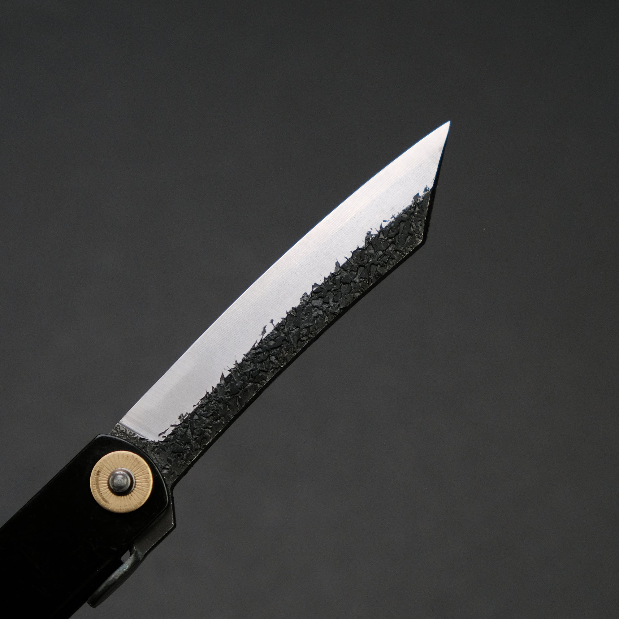 Higonokami Custom Folding Knife Large Brass Handle (