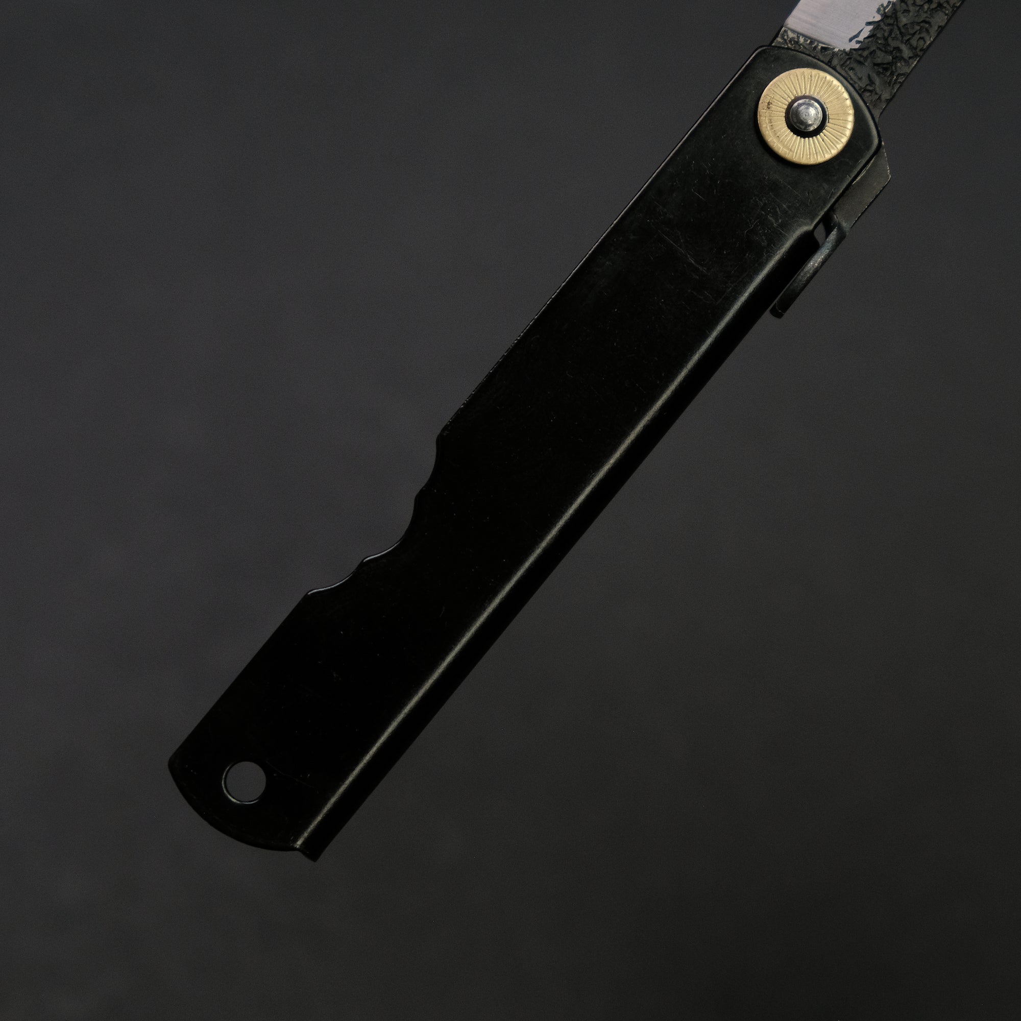 Higonokami Custom Folding Knife Large Brass Handle (