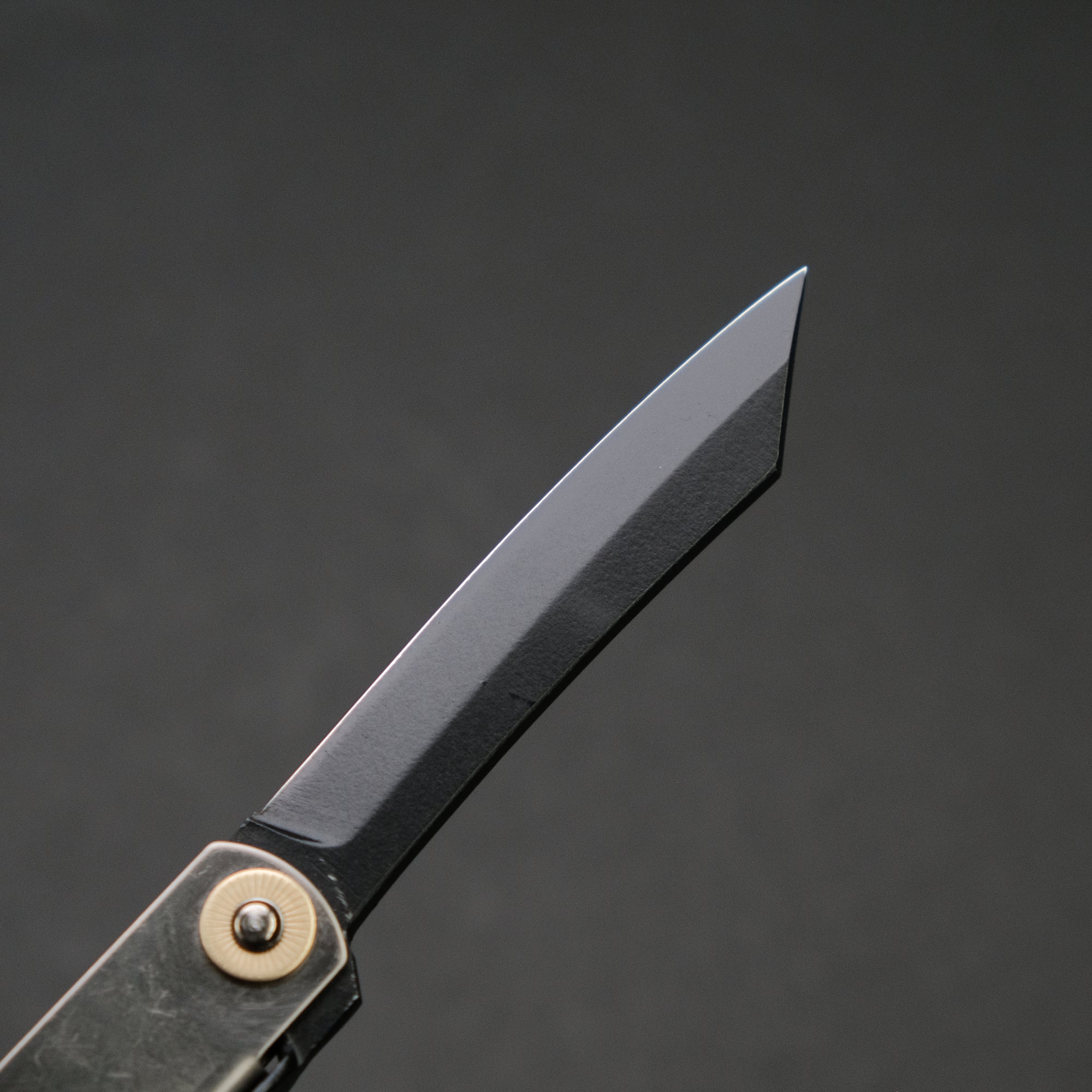 Higonokami Custom Folding Knife Large Titanium Handle (