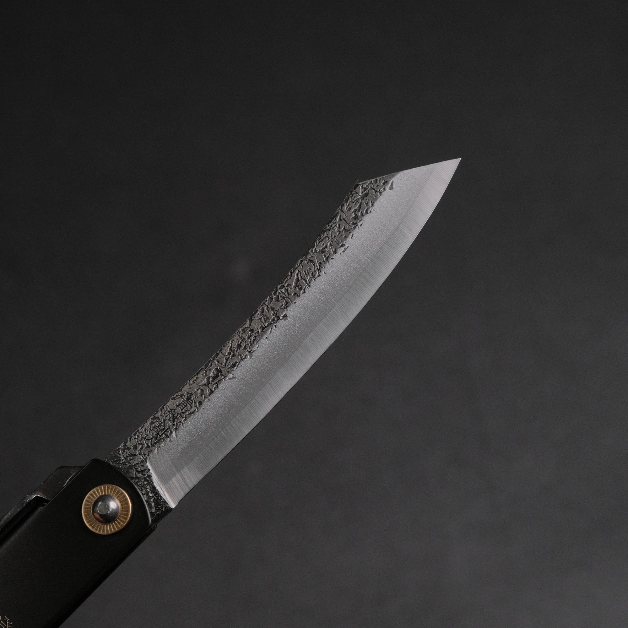 Higonokami Custom Folding Knife X Large Brass Handle (