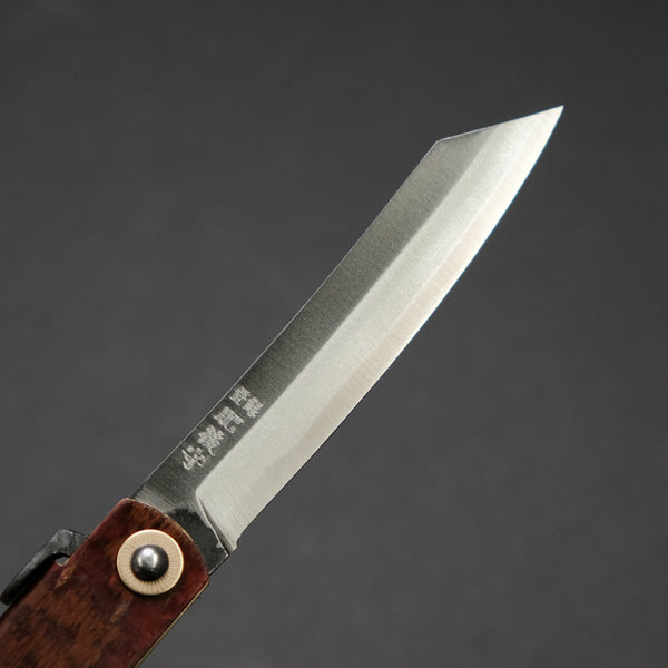 Higonokami Custom Folding Knife X Large Sakura Skin Handle (#10)