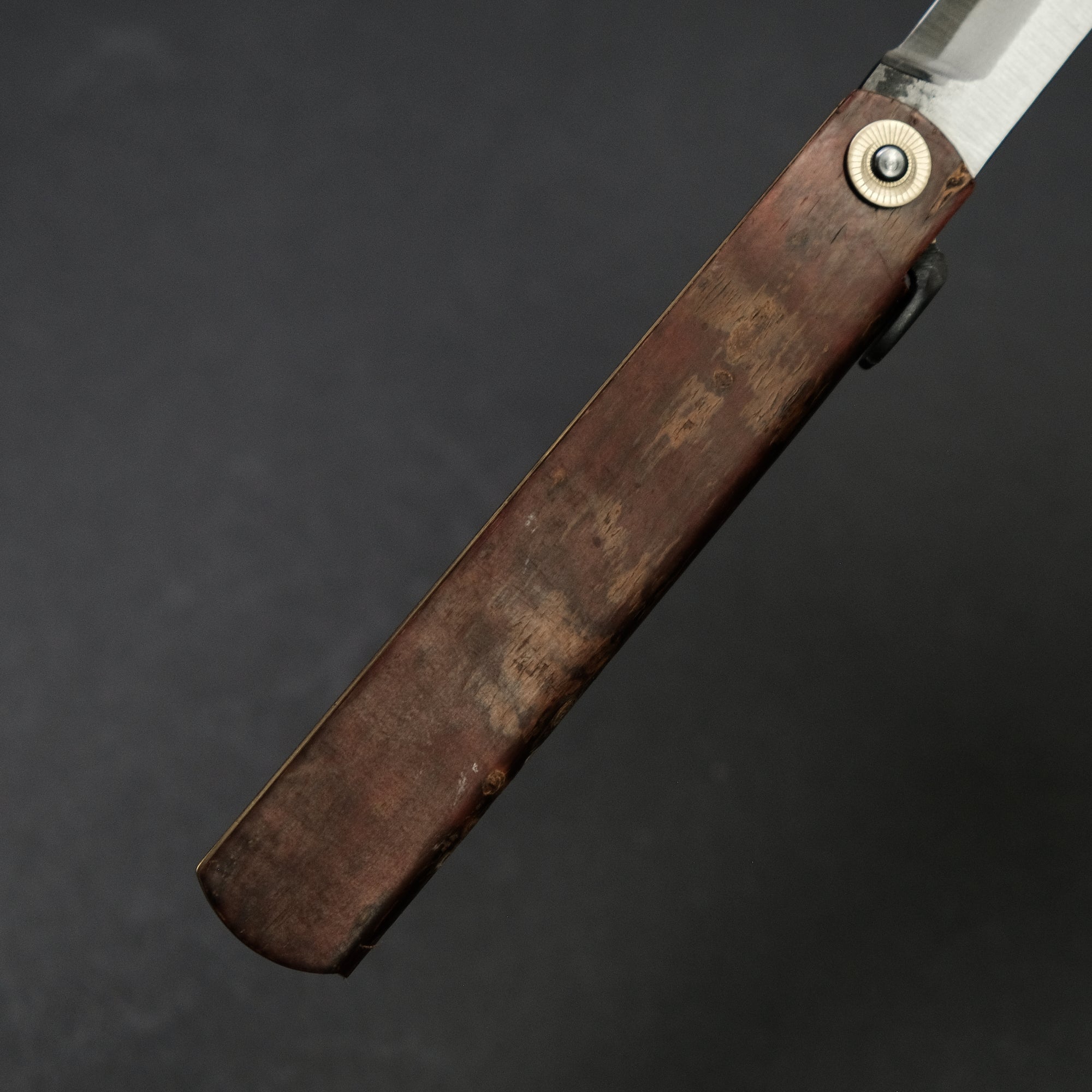 Higonokami Custom Folding Knife X Large Sakura Skin Handle (