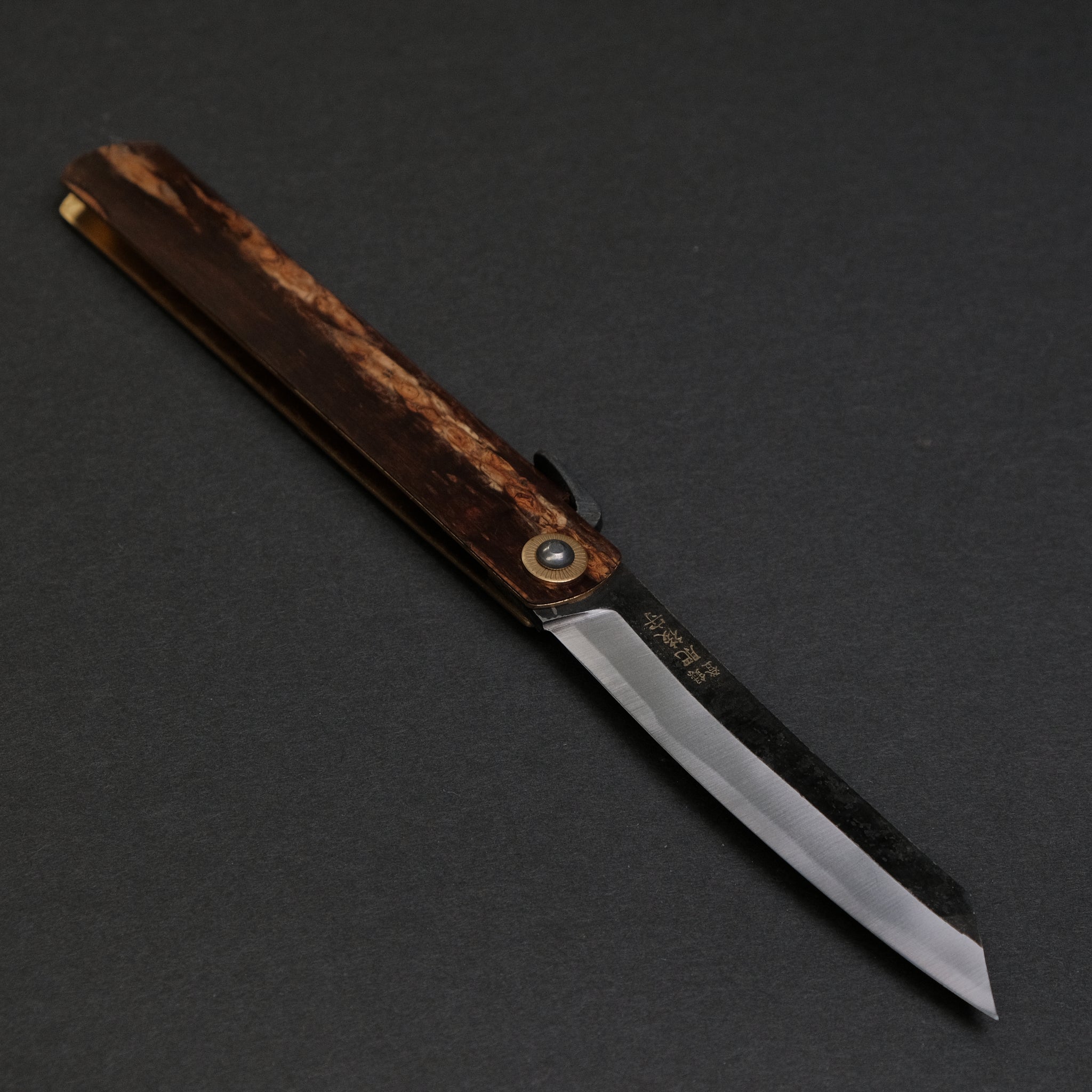 Higonokami Custom Folding Knife X Large Sakura Skin Handle (#12)