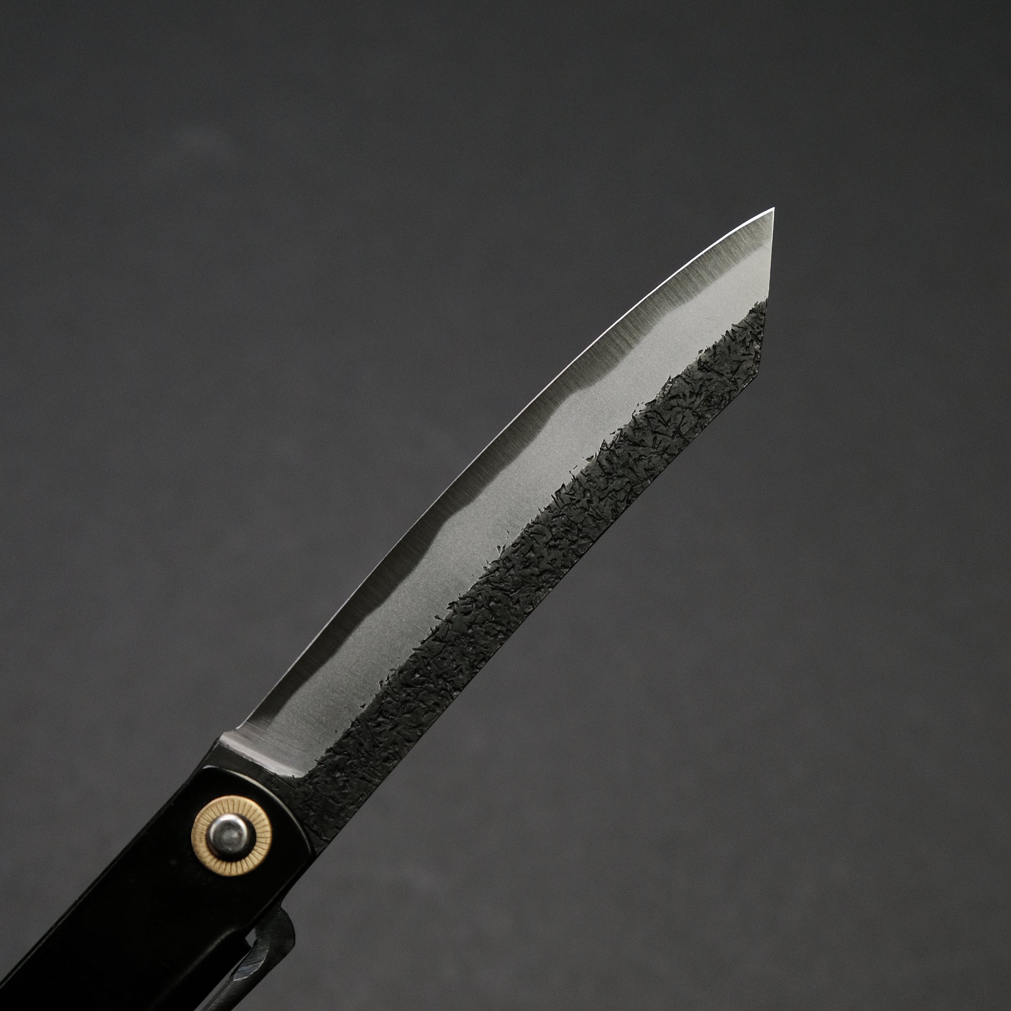 Higonokami Motosuke Folding Knife X Large Brass Handle (