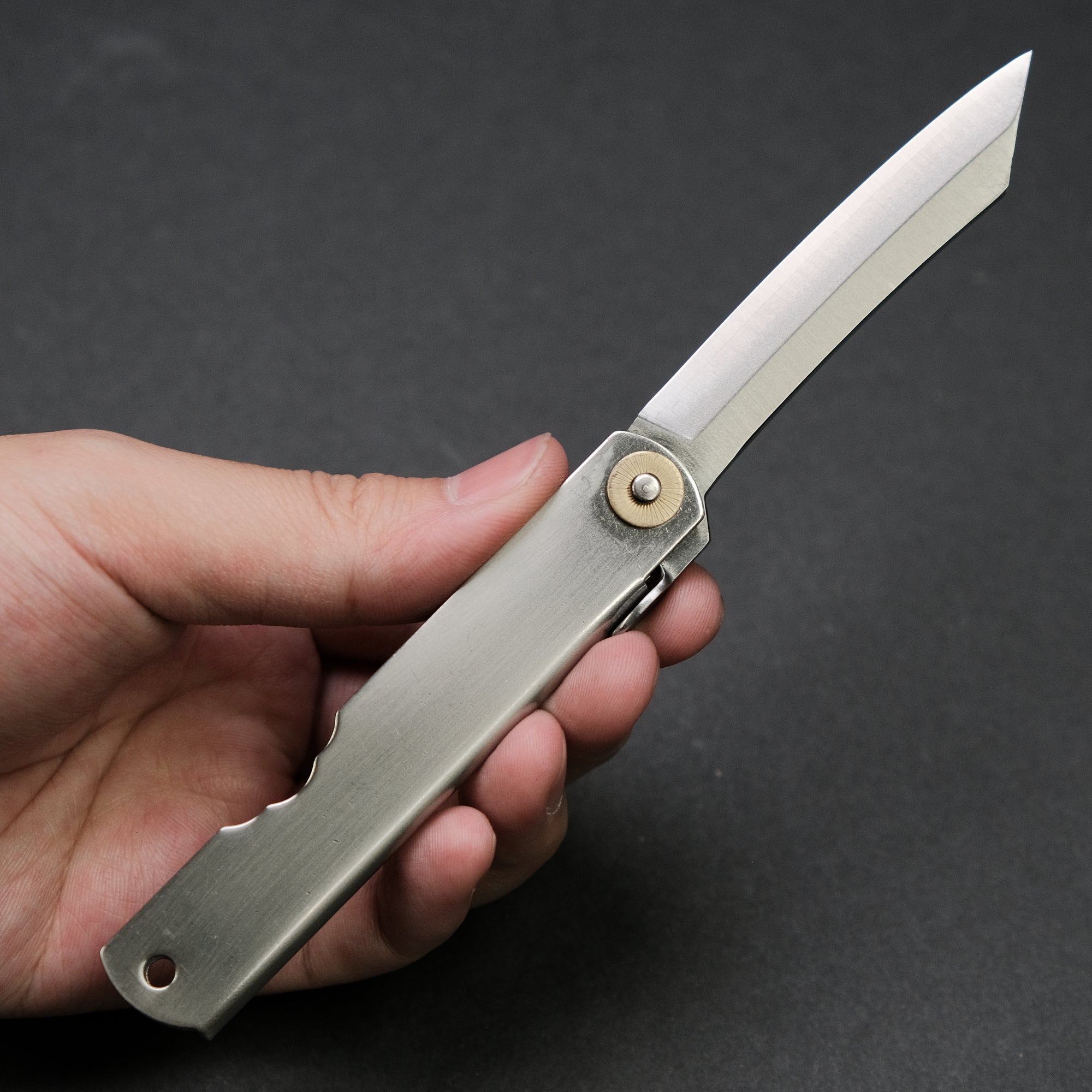 Higonokami VG10 Folding Knife Large Stainless Handle