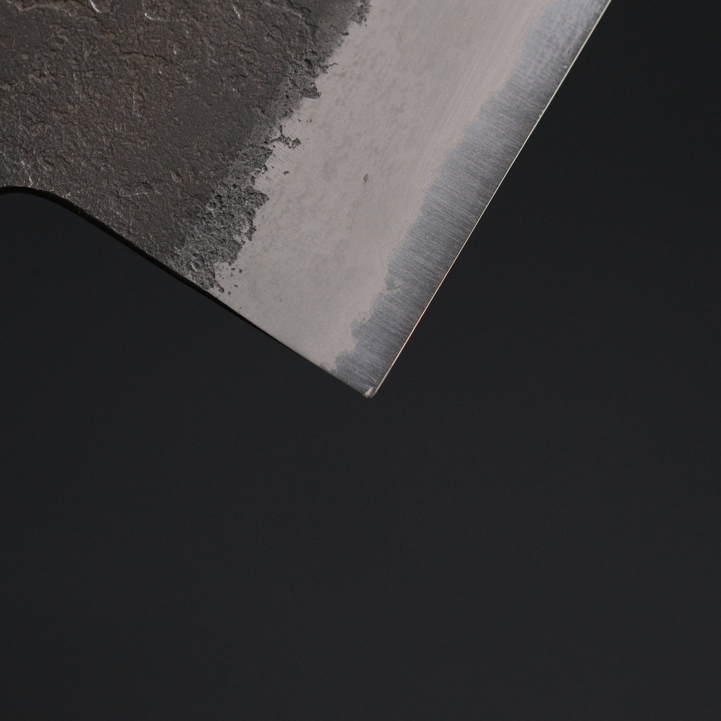 Mutsumi Blue Super Kurouchi Nashiji Gyuto 180mm Ebony Handle (Discounted) - C