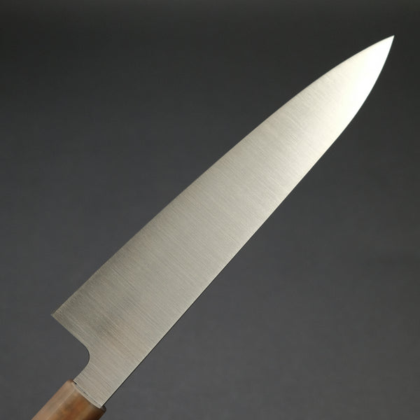 Hitohira Ashi White #2 Gyuto 210mm Ebony Handle