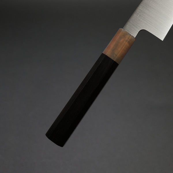 Hitohira Ashi White #2 Gyuto 210mm Ebony Handle
