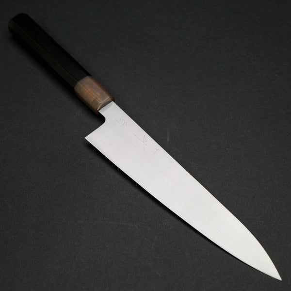 Hitohira Ashi White #2 Gyuto 210mm Ebony Handle