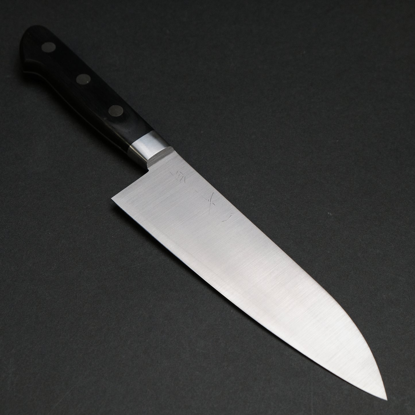 Hitohira Ashi White #2 Santoku 165mm Pakka Handle