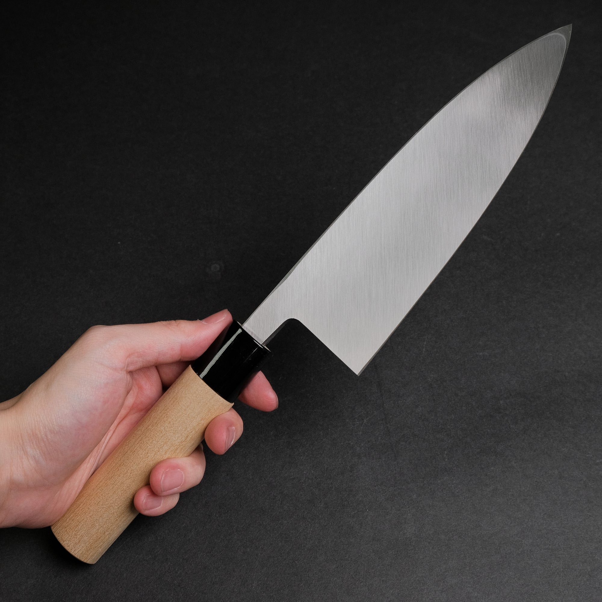 Hitohira Carbon Left-Handed Deba 180mm Ho Wood Handle
