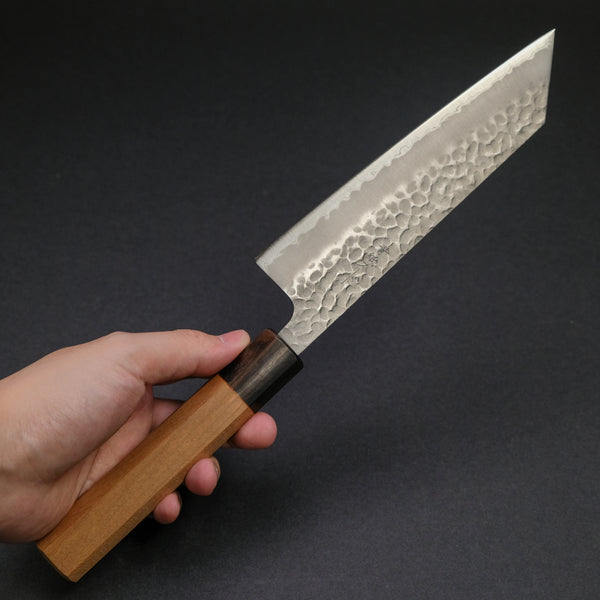 Hitohira Futana SB Migaki Tsuchime Bunka Cherry Wood Handle