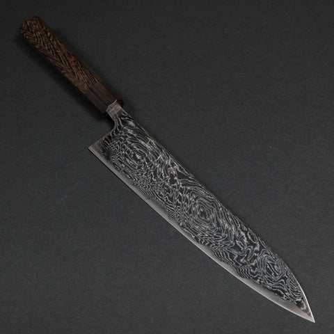 Hitohira Futana Nickel Damascus Gyuto 240mm Tagayasan Handle
