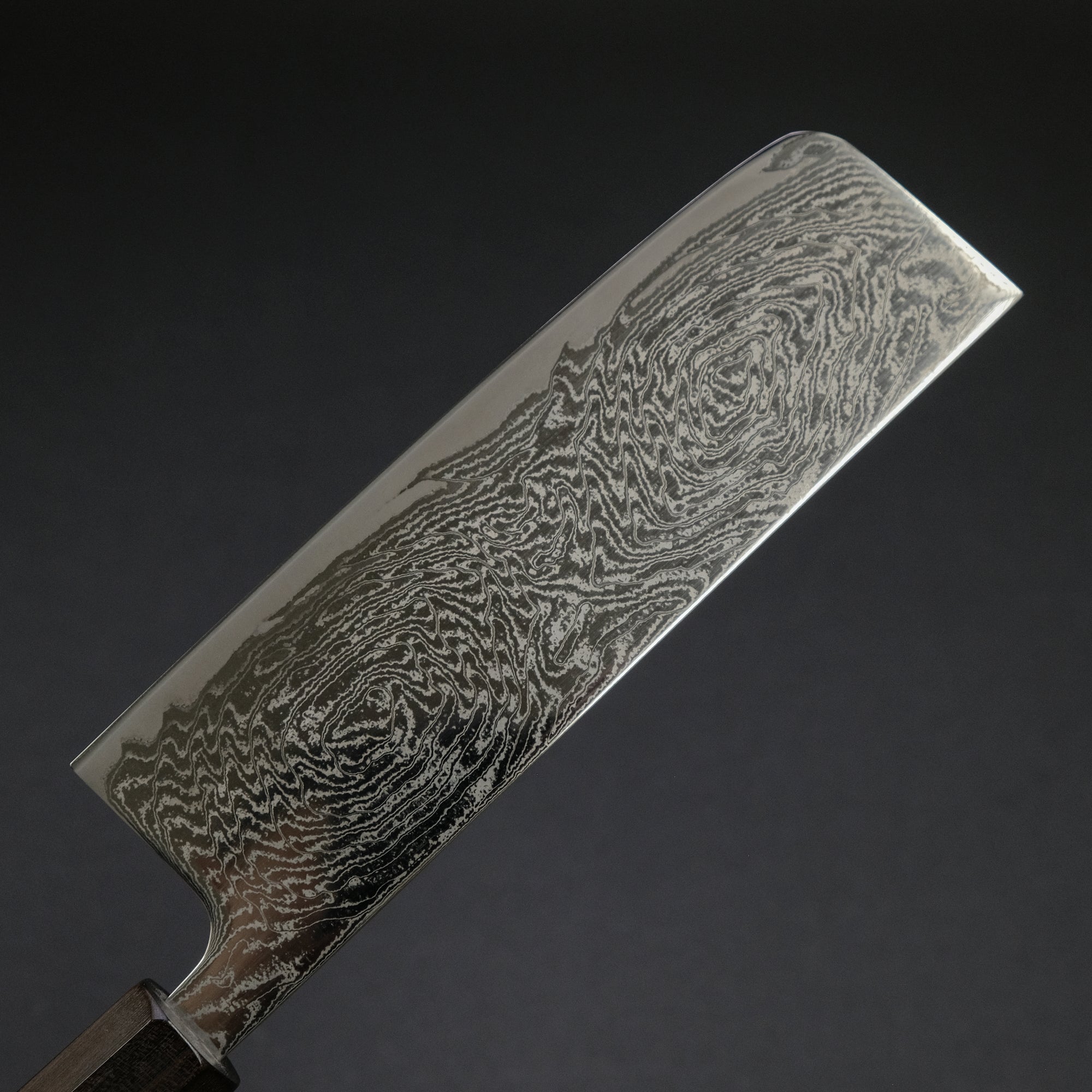 Hitohira Futana Nickel Damascus Nakiri 165mm Tagayasan Handle