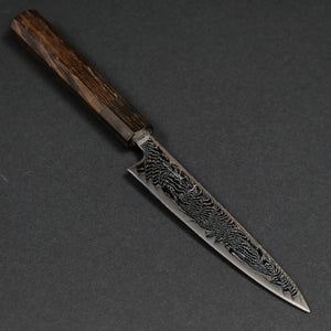 Hitohira Futana Nickel Damascus Petty 135mm Tagayasan Handle