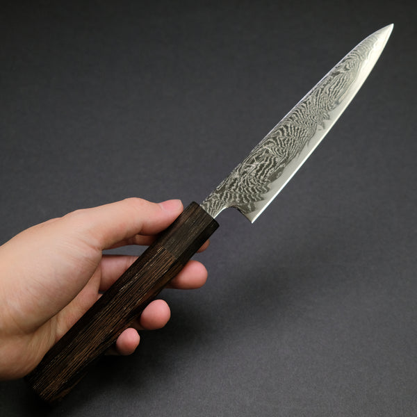 Hitohira Futana Nickel Damascus Petty 135mm Tagayasan Handle
