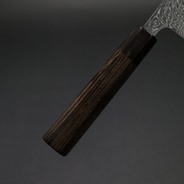 Hitohira Futana Nickel Damascus Santoku 170mm Tagayasan Handle