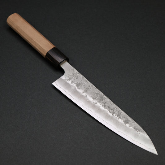 Hitohira Futana S3 Nashiji Gyuto 180mm Cherry Wood Handle