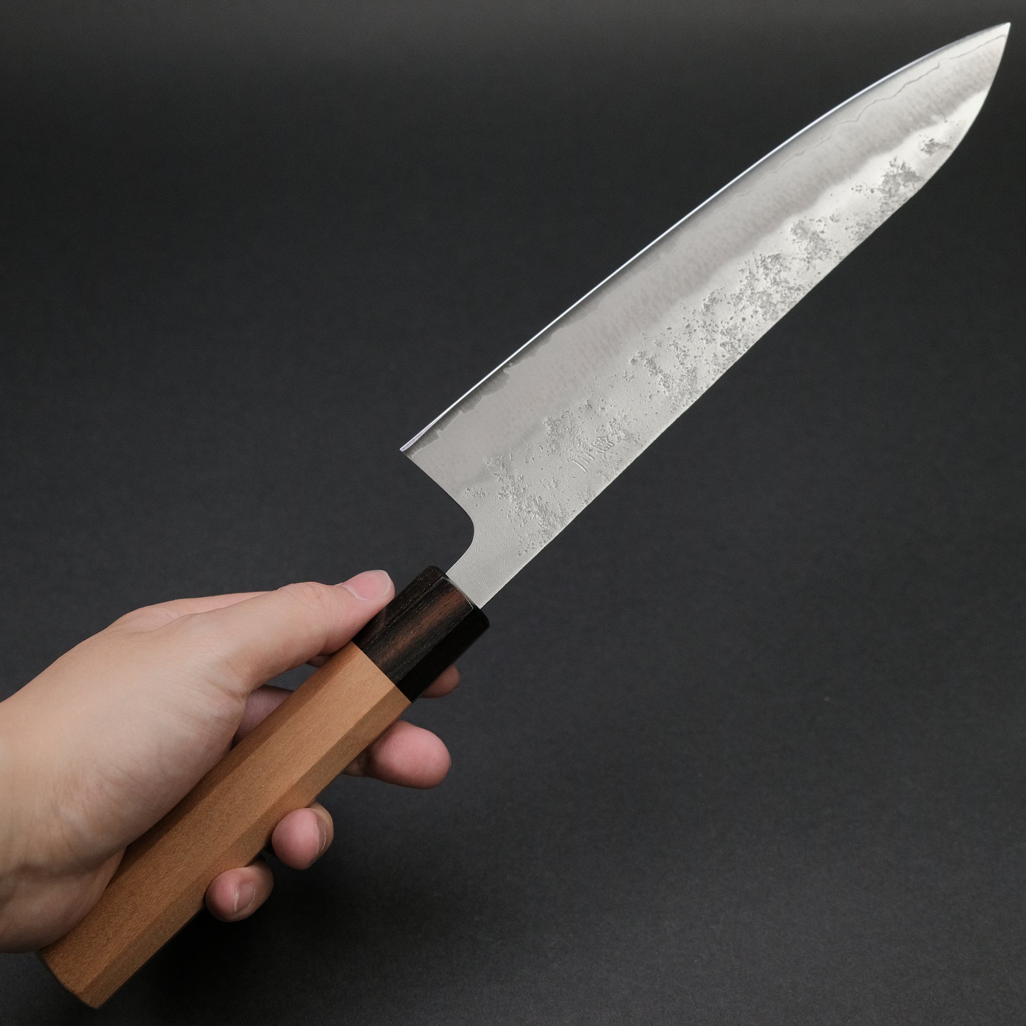 Hitohira Futana S3 Nashiji Gyuto 210mm Cherry Wood Handle