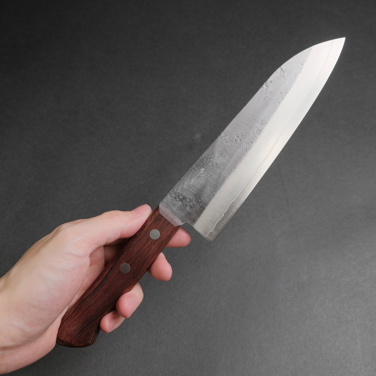 Hitohira Futana S3 Nashiji Santoku 165mm Pakka Handle (No Bolster)