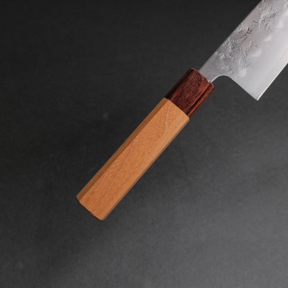 Hitohira Futana S3 Nashiji Santoku 170mm Keyaki Zelkova Handle