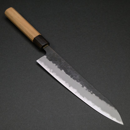 Hitohira Futana SB Kuro Nashiji Gyuto 210mm Cherry Wood Handle