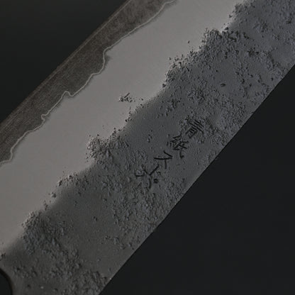 Hitohira Futana SB Kuro Nashiji Gyuto 240mm Cherry Wood Handle