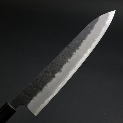 Hitohira Futana SB Kuro Nashiji Gyuto 240mm Ho Wood Handle